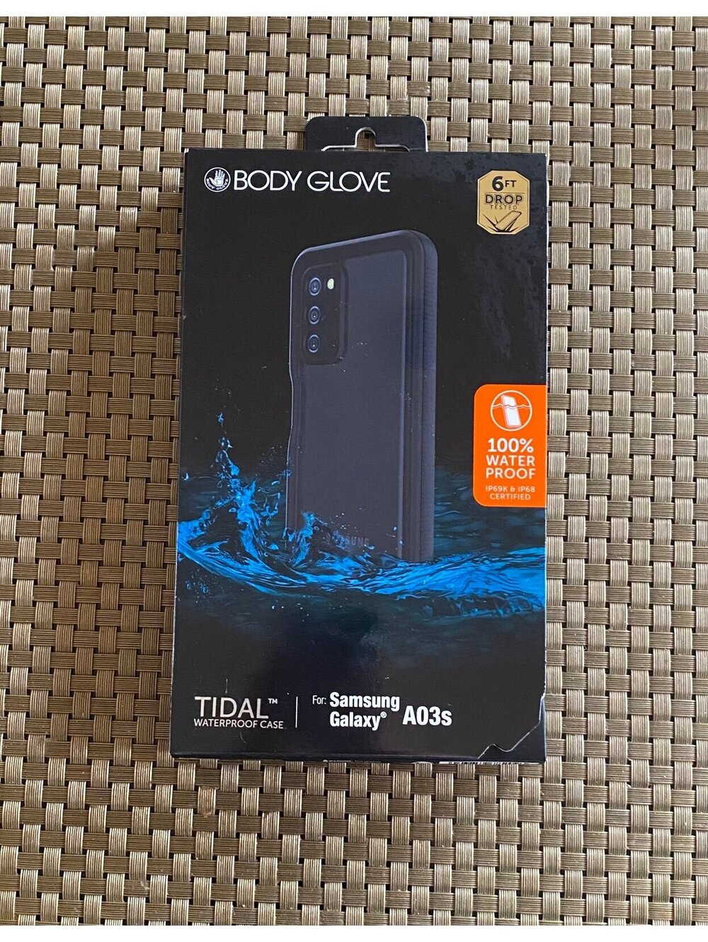 Body Glove Tidal Waterproof Case for Samsung Galaxy A03s Black/Clear